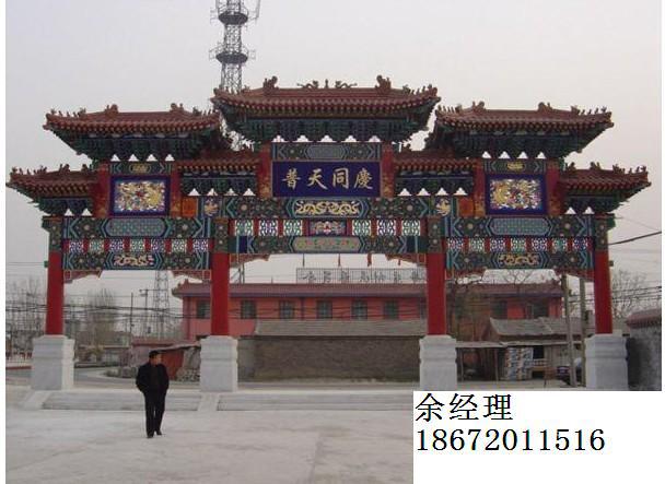 唐山仿古大门与古建门楼 匠心传承，重塑中式园林之美