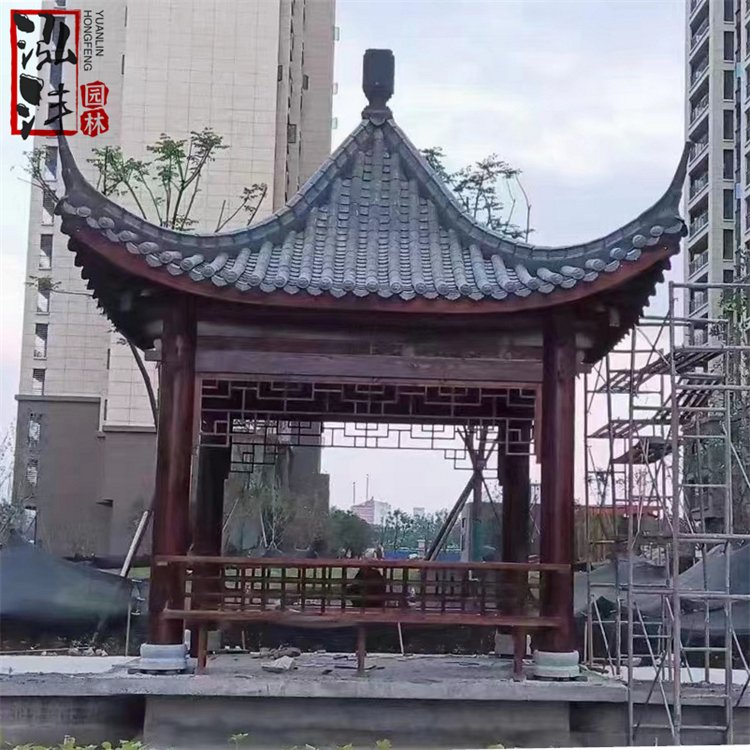景观木亭子
